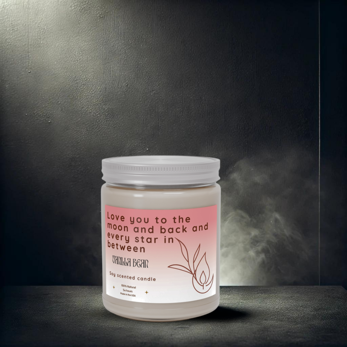 9oz Vanilla Bean Clar Candle – To the Moon & Back