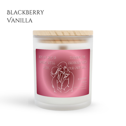 11oz Blackberry Vanilla Candle – Side By Side