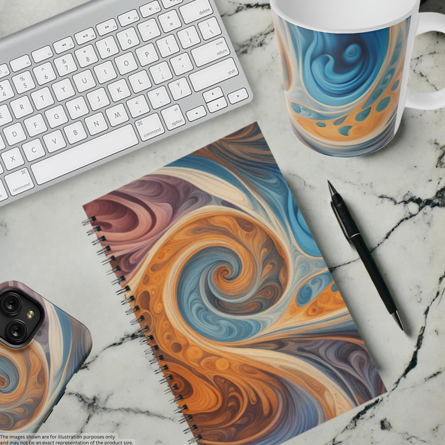 Aurora Dream 5.5”x8.5" Hardcover Notebook
