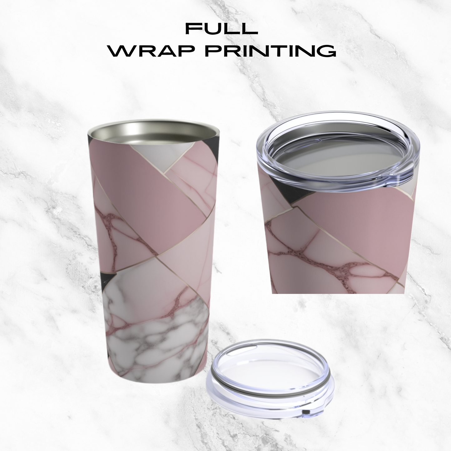 Blush Geometry 20oz Tumbler