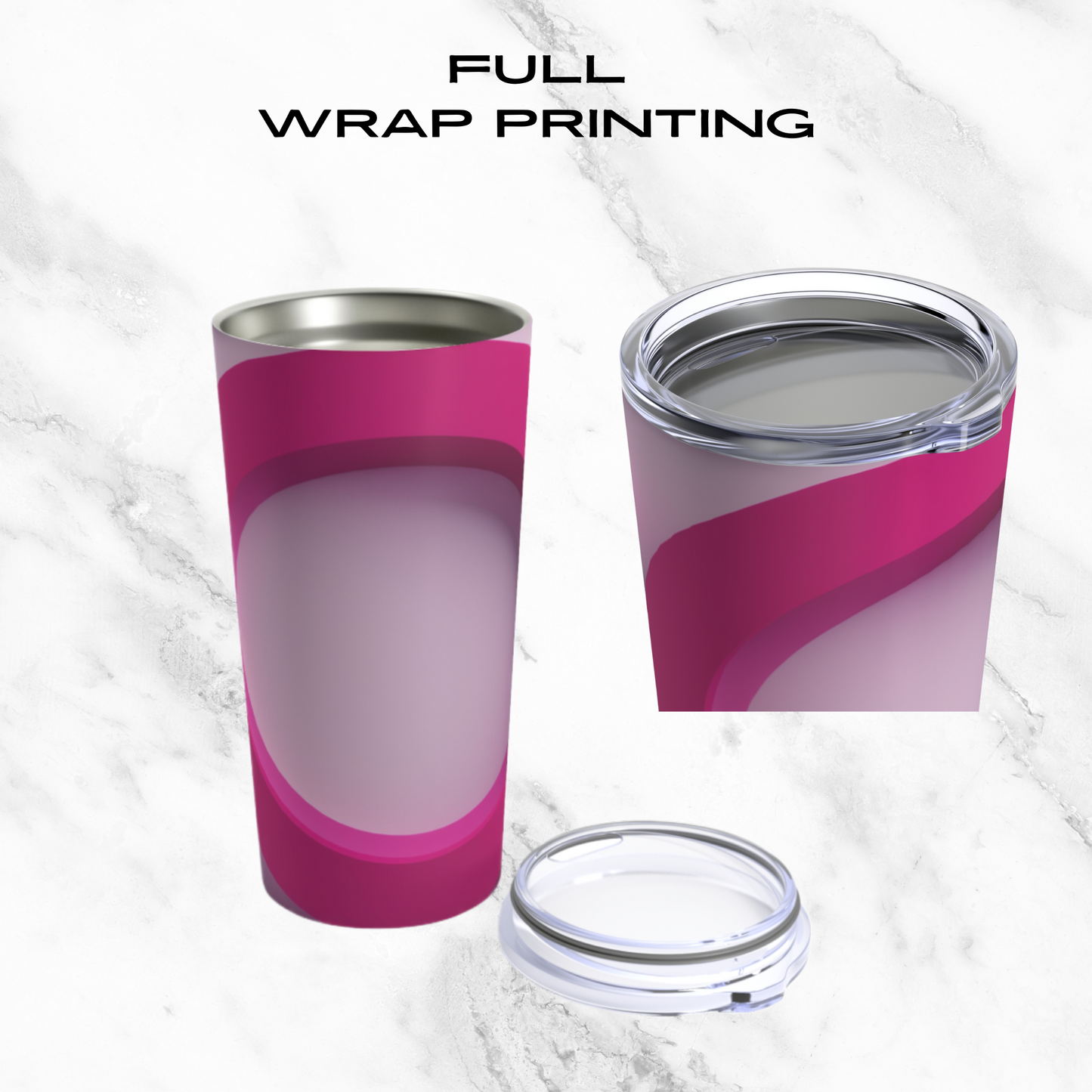 Fuchsia Fusion 20oz Tumbler
