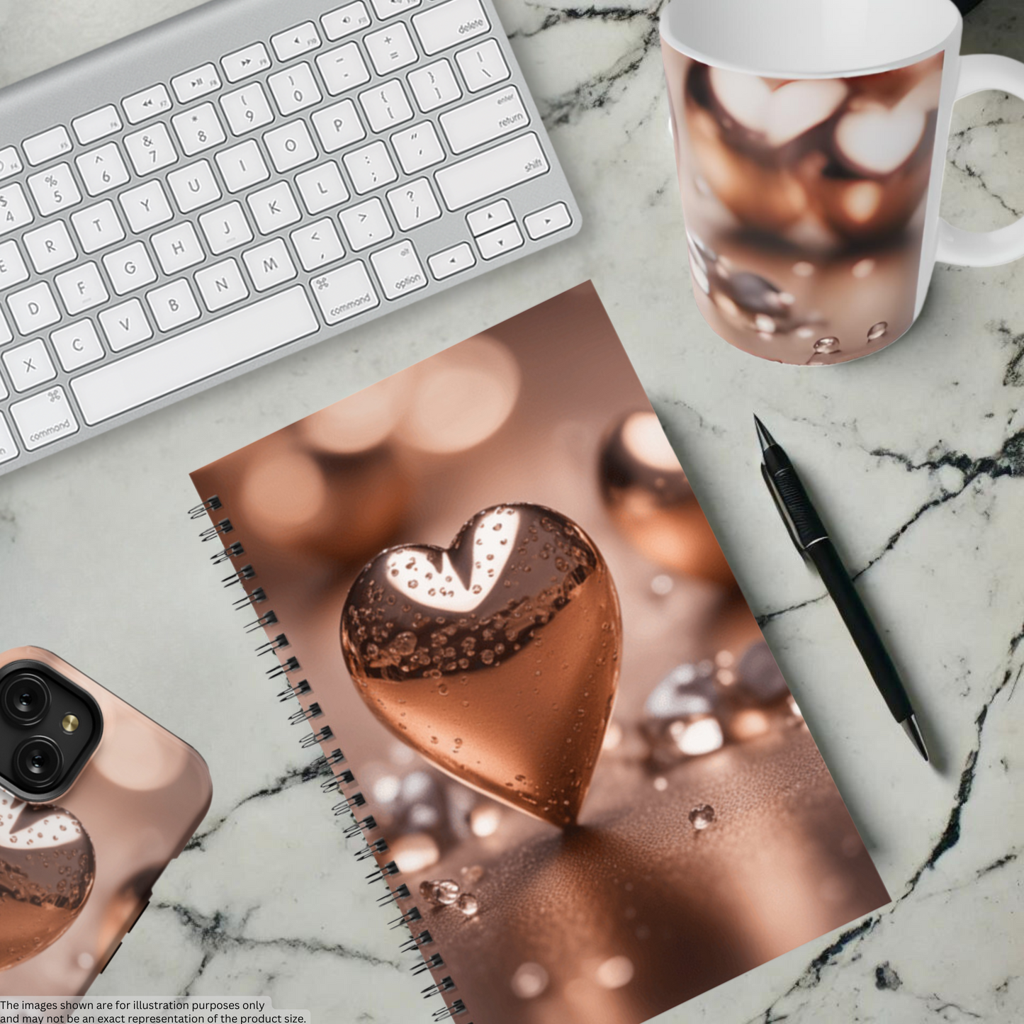 Heart of Bronze 5.5"x8.5" Hardcover Planner