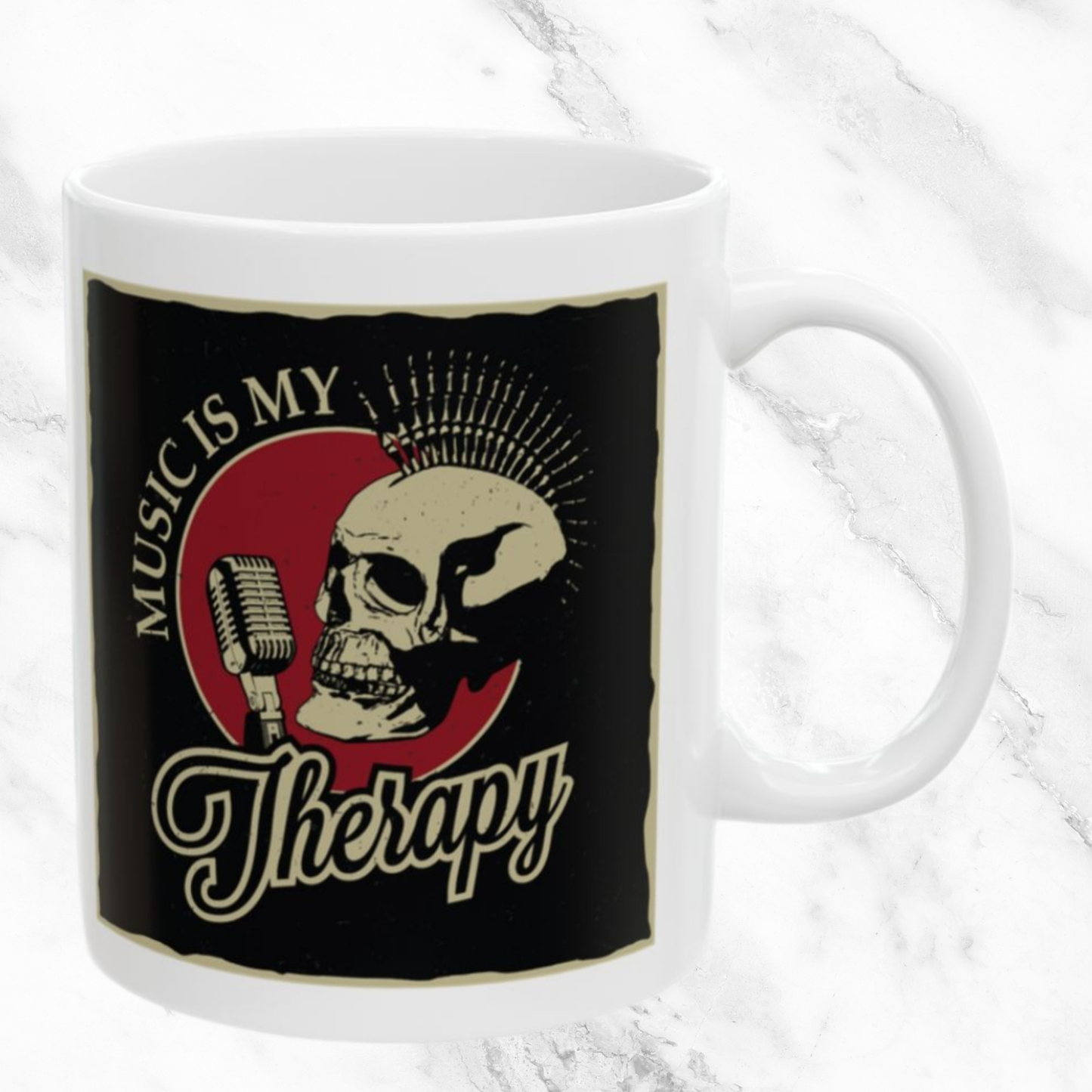 Music is My Therapy - 11oz Mug