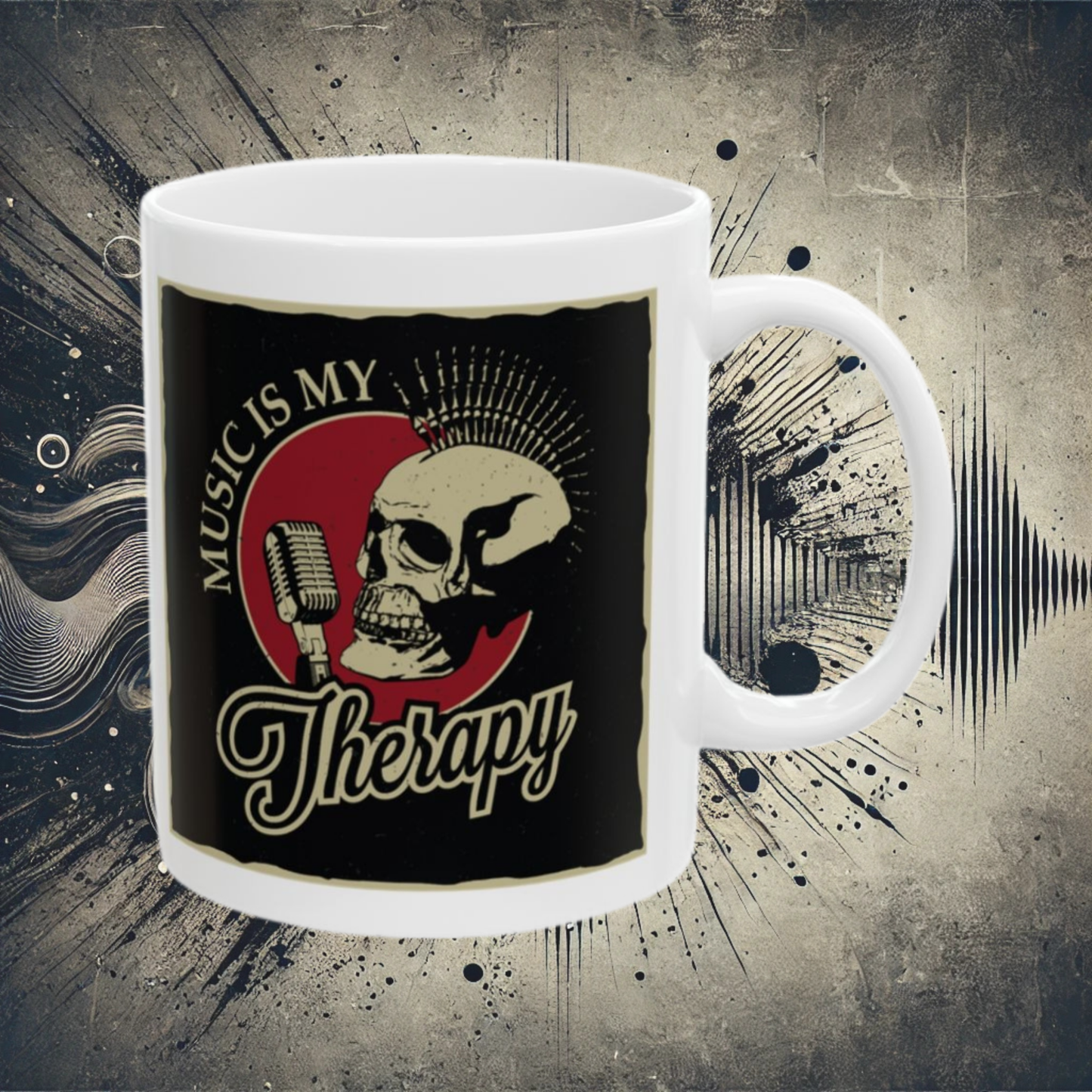 Music is My Therapy - 11oz Mug