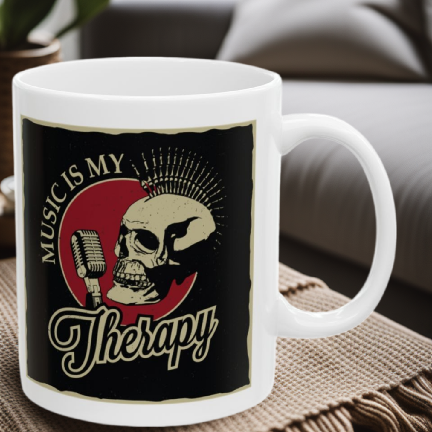 Music is My Therapy - 11oz Mug