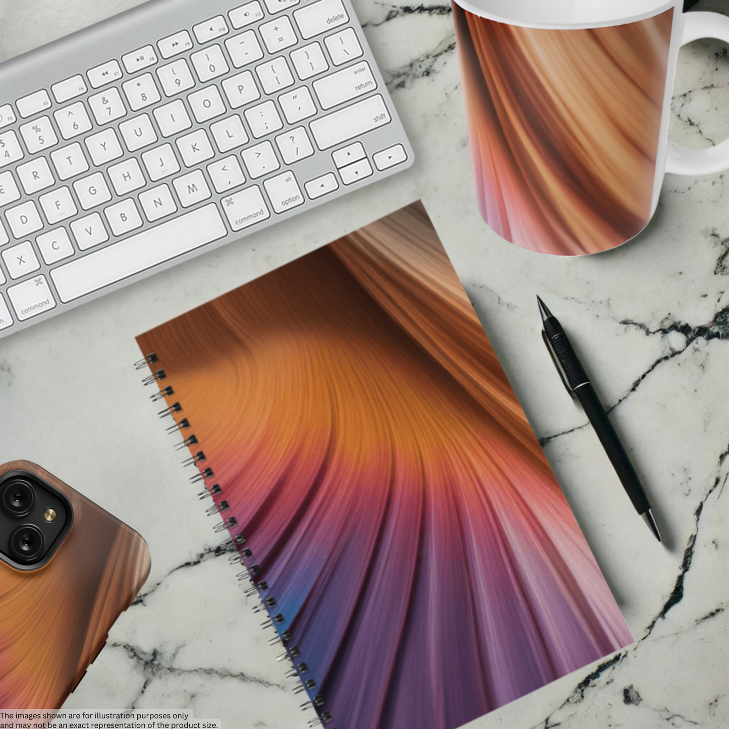 Radiant Swirl 5.5"x8.5" Hardcover Planner