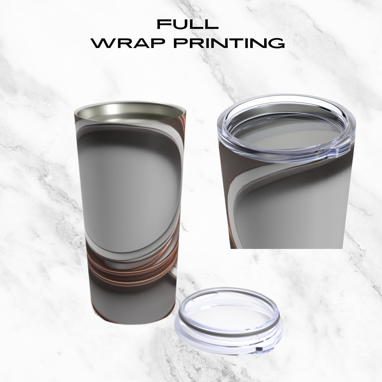 Rose Gold Waves 20oz Tumbler