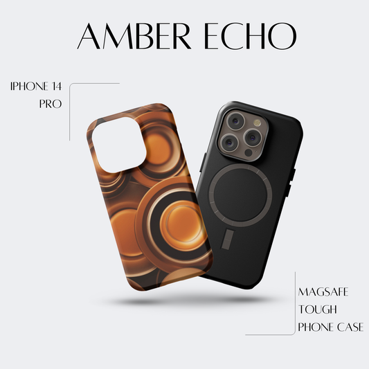 Amber Echo - iPh 14 Pro MagSafe Tough Matte Finish