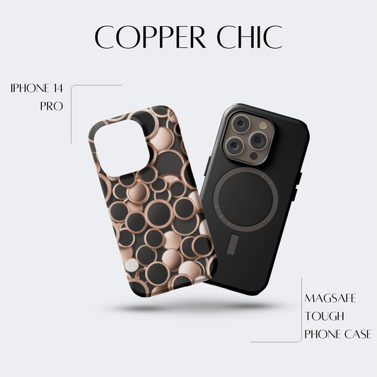 Copper Chic - iPh 14 Pro MagSafe Tough Matte Finish