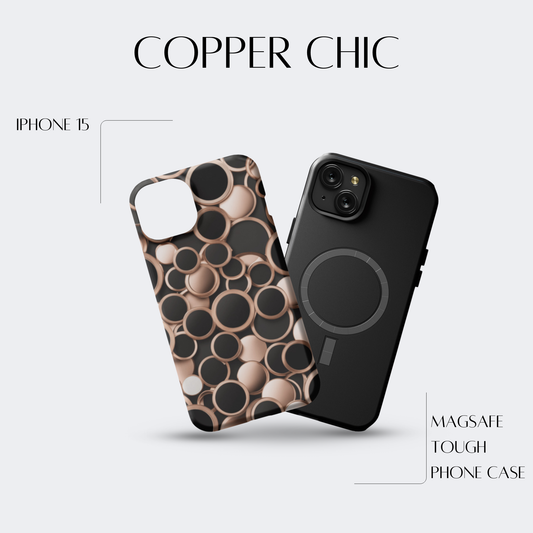 Copper Chic - iPh 15 MagSafe Tough Matte Finish
