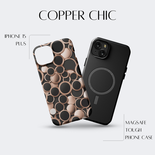 Copper Chic - iPh 15 Plus MagSafe Tough Matte Finish