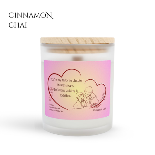 11oz Cinnamon Chai Frost Candle – Favorite Chapter