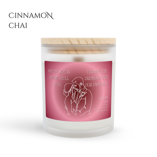 11oz Cinnamon Chai Candle – Side By Side
