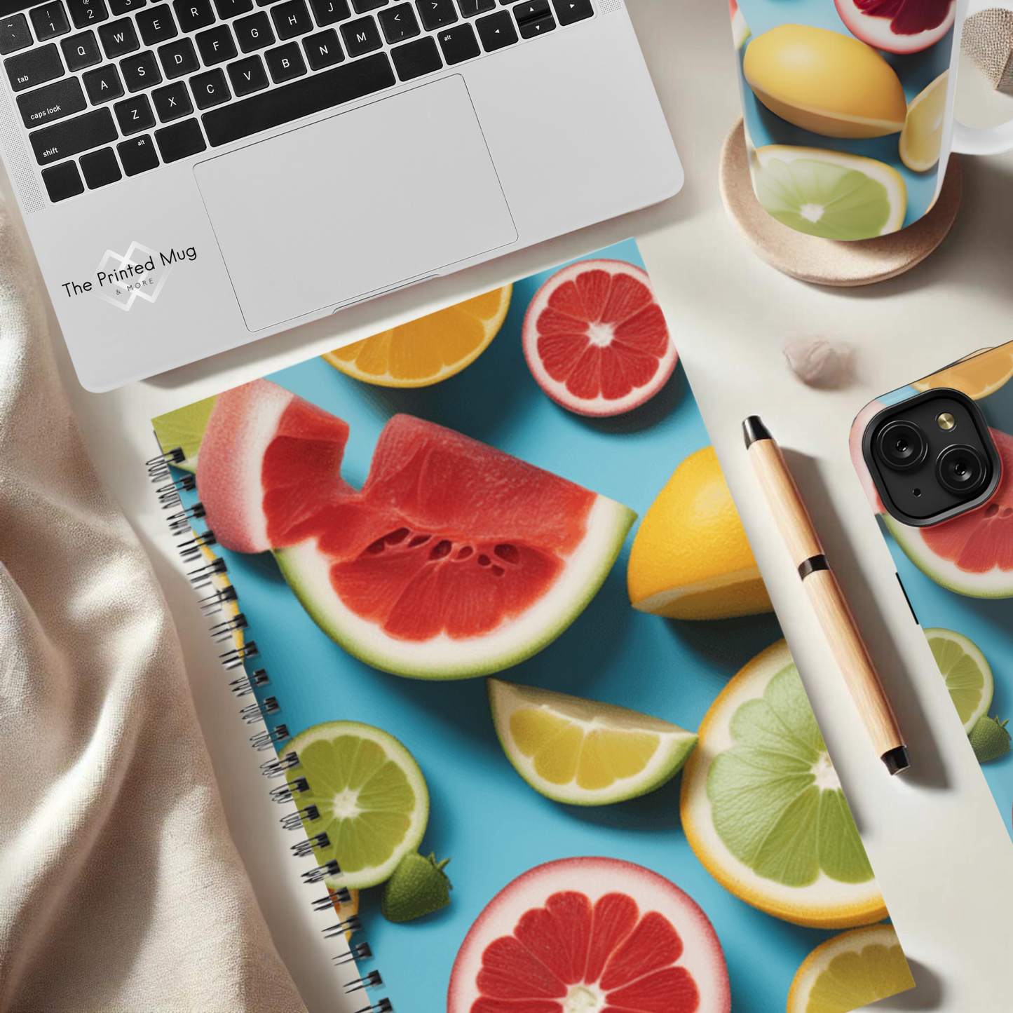Citrus Splash 5.5”x8.5" Hardcover Notebook