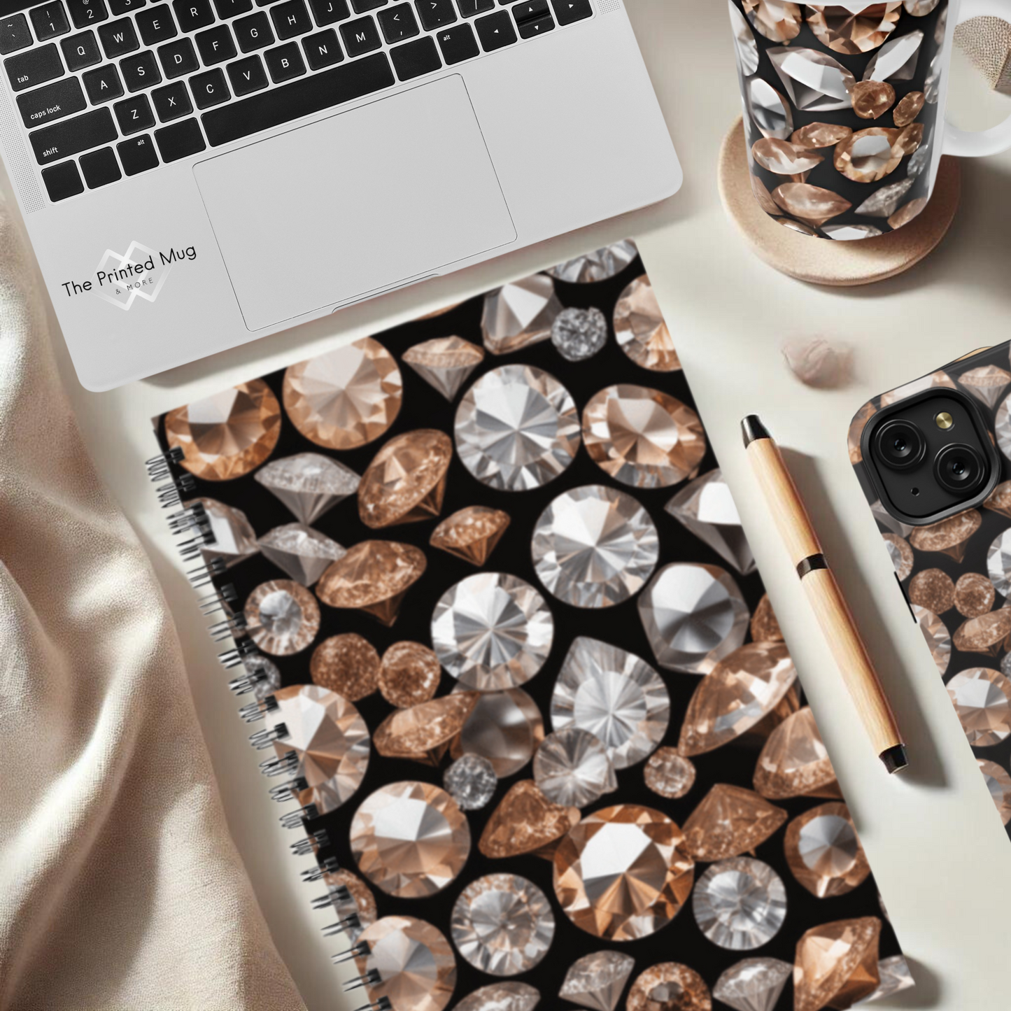 Crystal Harmony 5.5"x8.5" Hardcover Planner