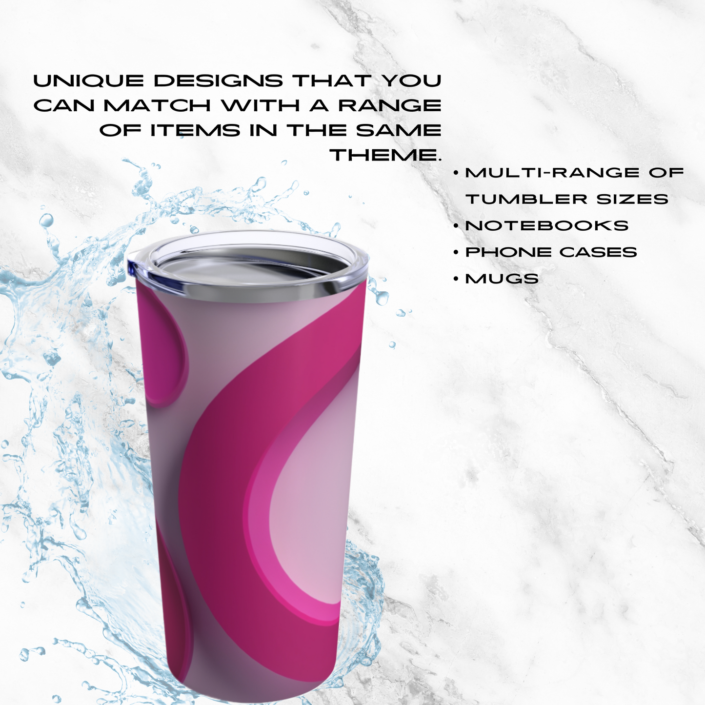 Fuchsia Fusion 20oz Tumbler