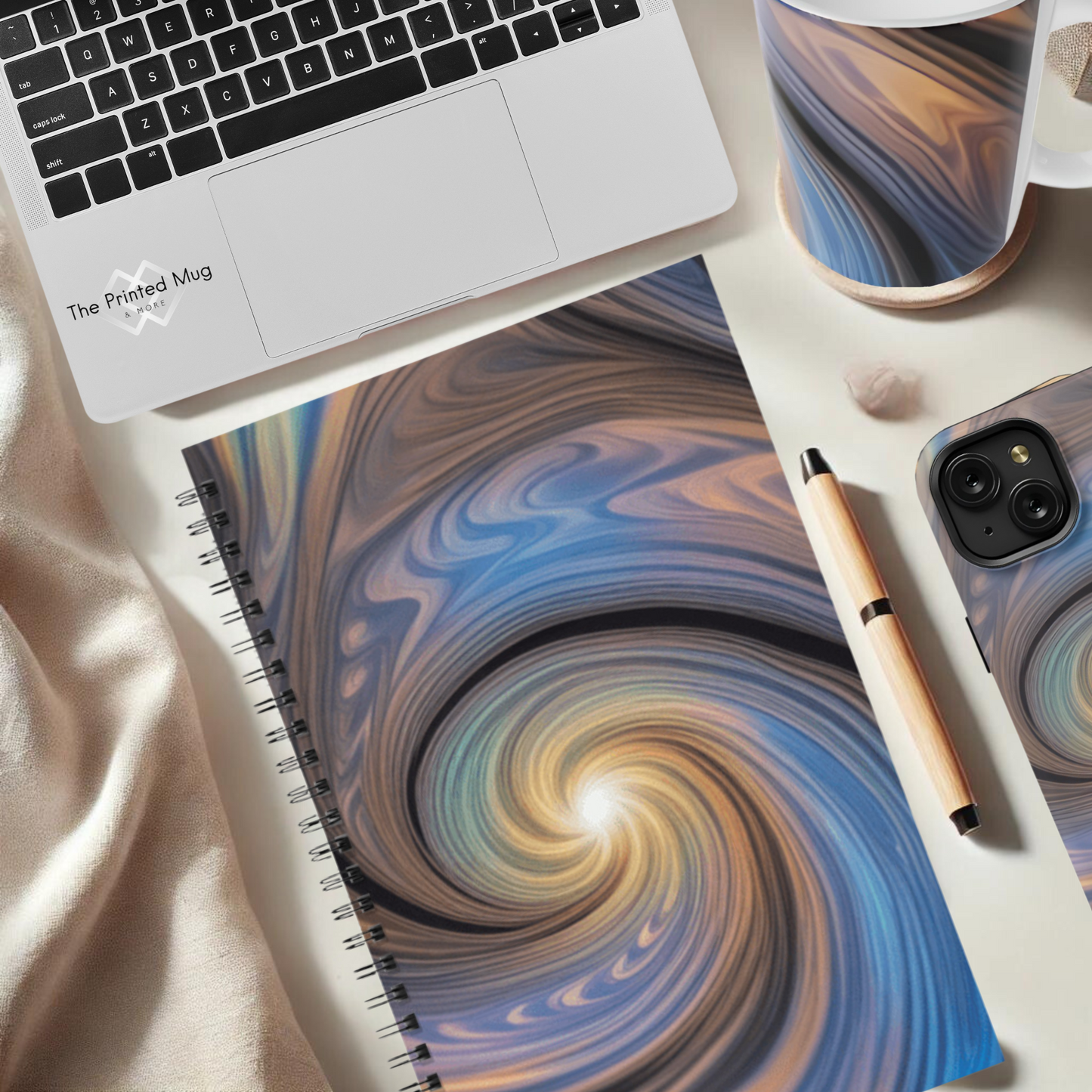 Galactic Glow 5.5”x8.5" Hardcover Notebook