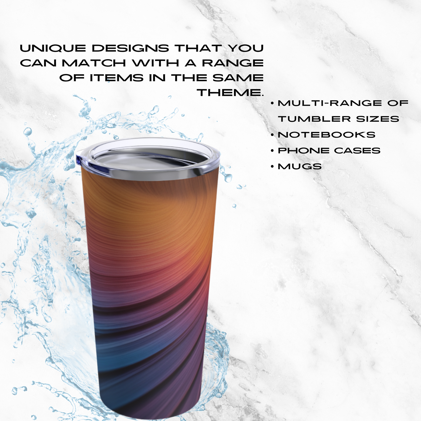 Radiant Swirl 20oz Tumbler