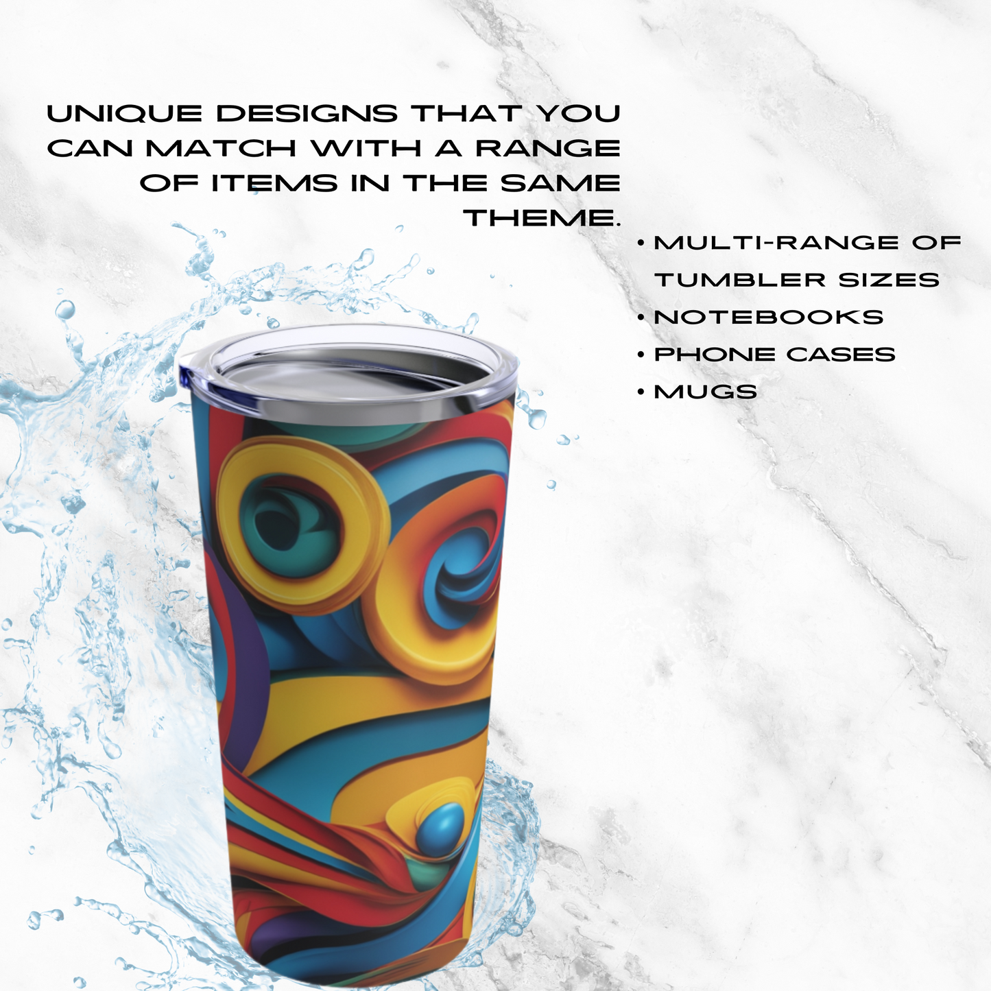 Swirl Fiesta 20oz Tumbler