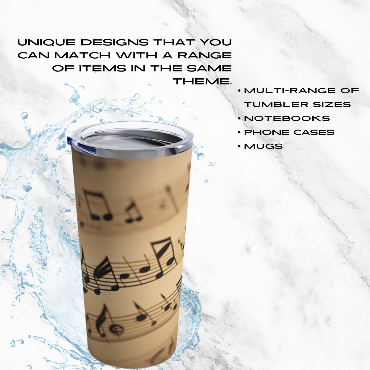 Symphony of Notes 20oz Tumbler