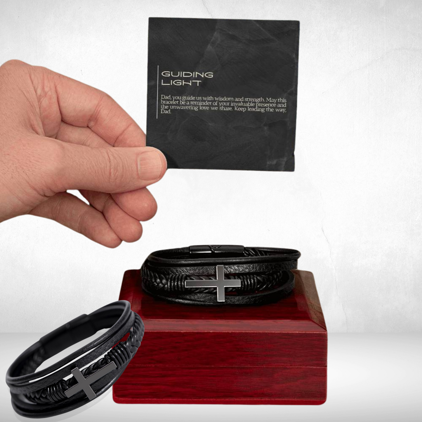 Strength & Guidance - Cross Bracelet