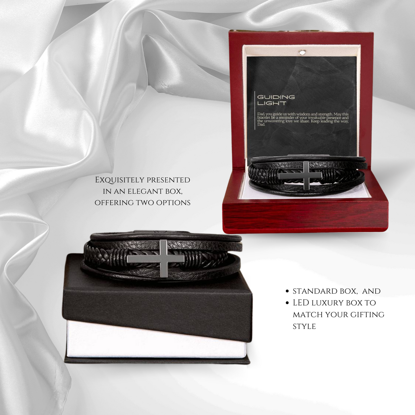 Strength & Guidance - Cross Bracelet