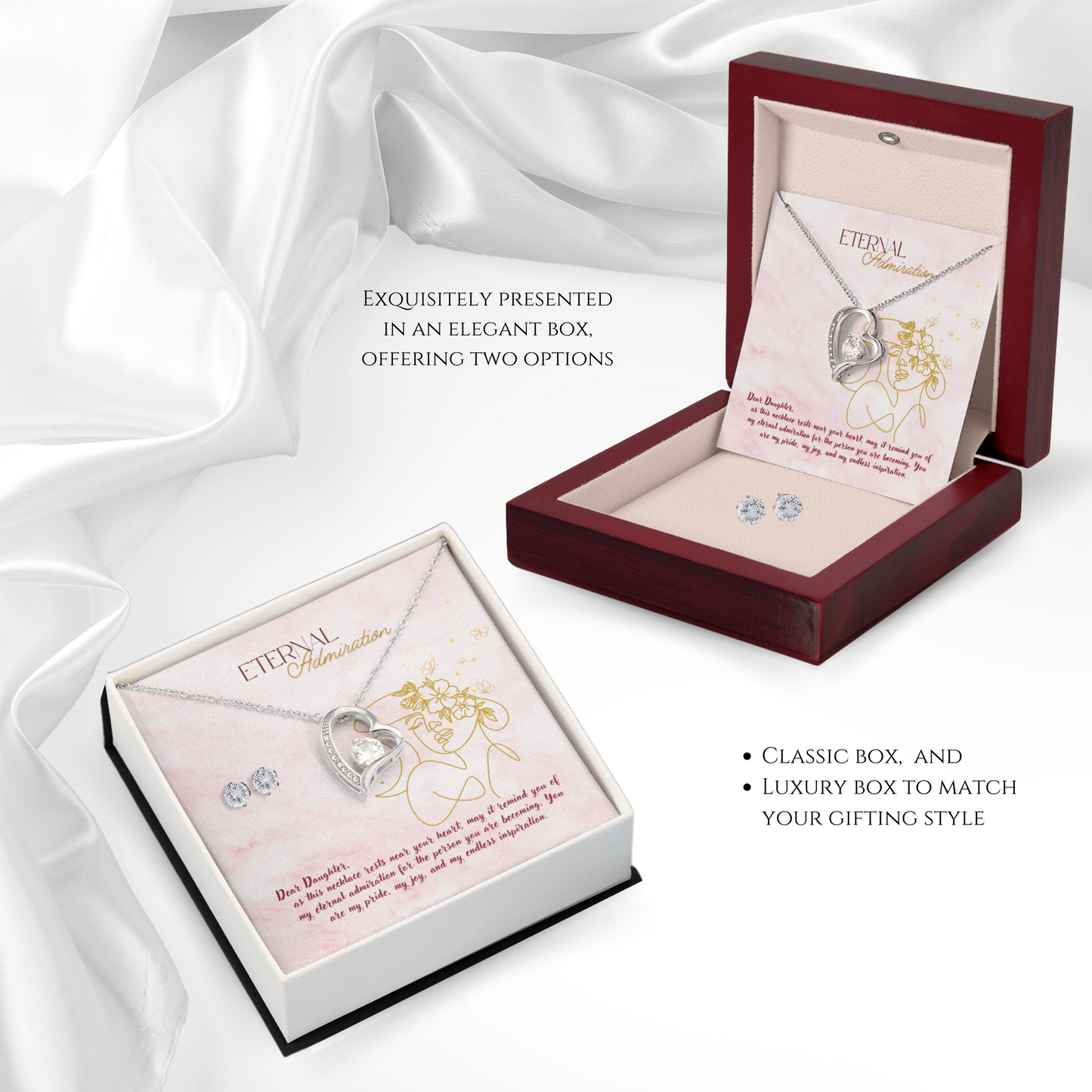 Heart of Pride - Love Necklace & Earring Set