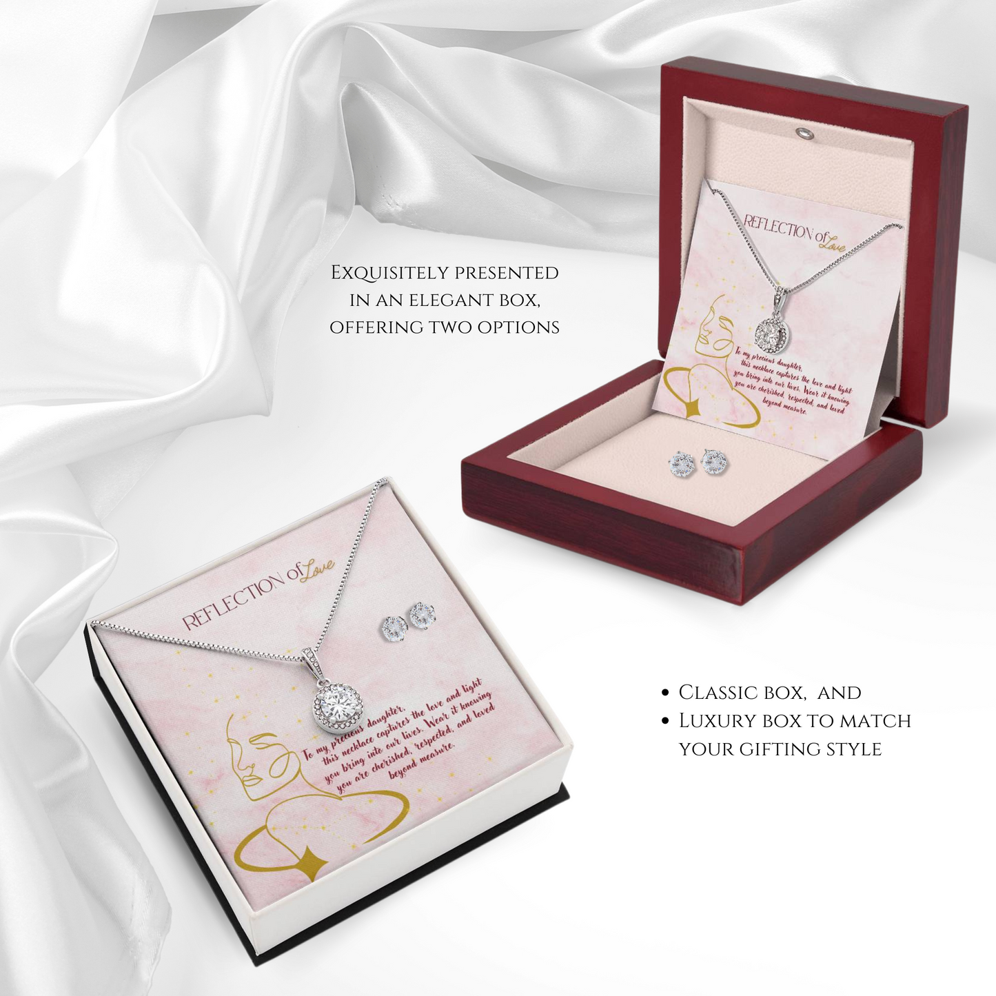 Cherished Reflection - Hope Necklace & Earring Set