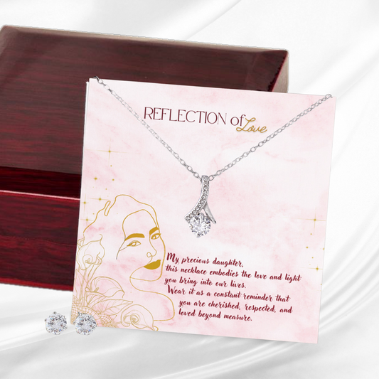 Shining Love - Alluring Necklace & Earring Set