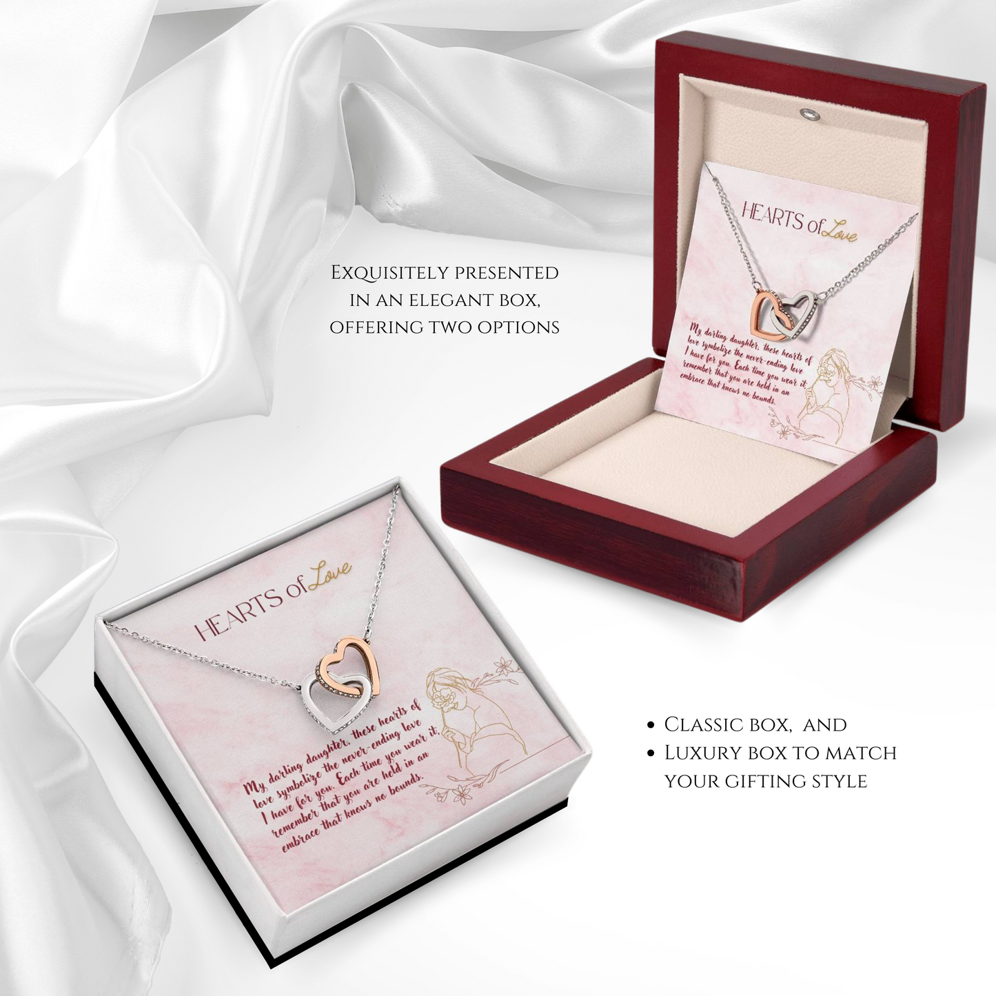 Hearts of Love - Locked Hearts Necklace