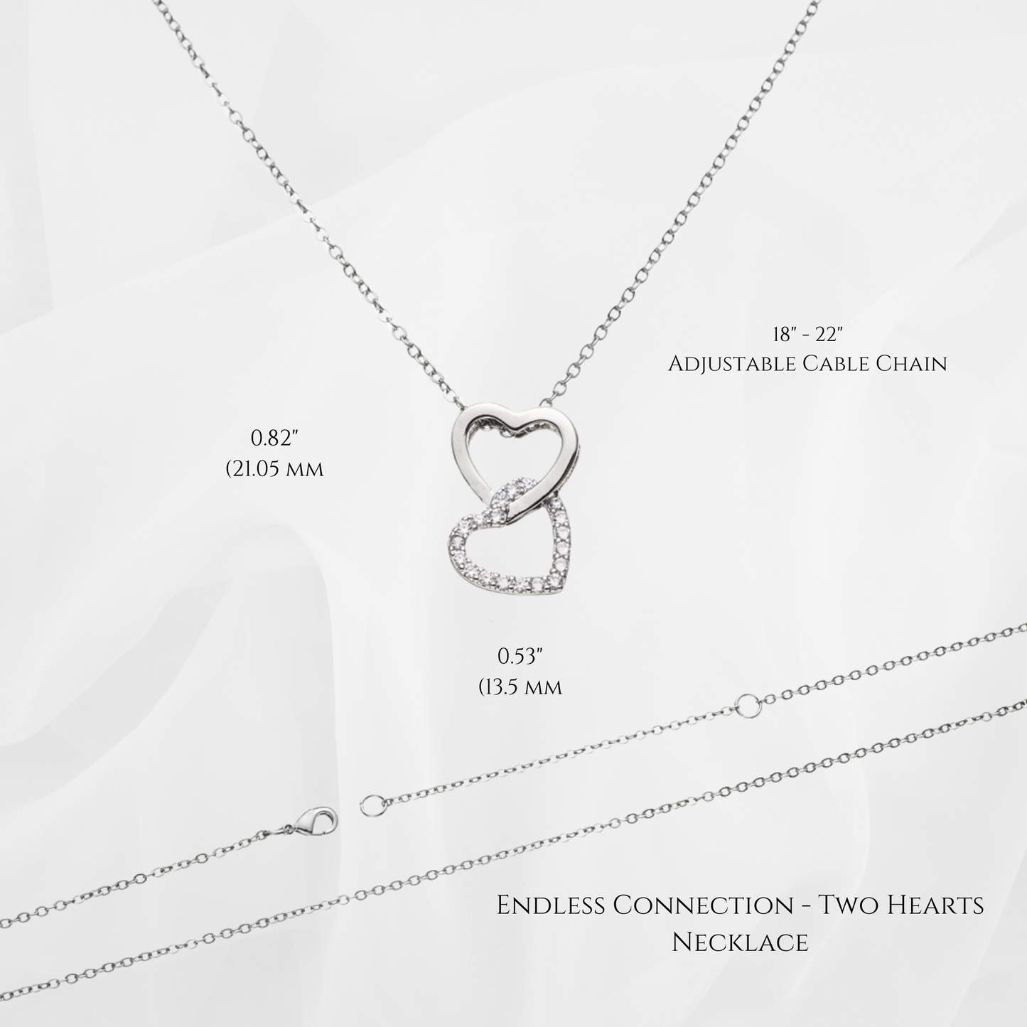 Endless Connection - Two Hearts Necklace