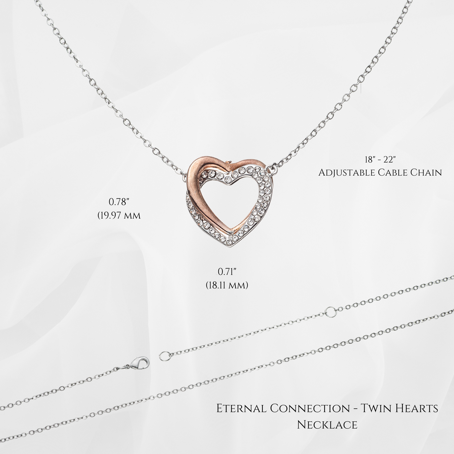 Eternal Connection - Twin Hearts Necklace