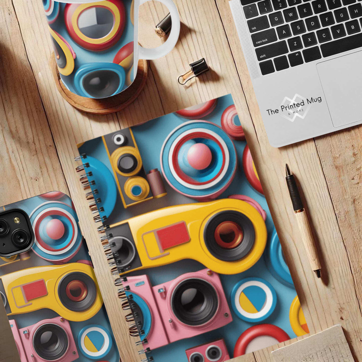 Camera Carnival 5.5”x8.5" Hardcover Notebook