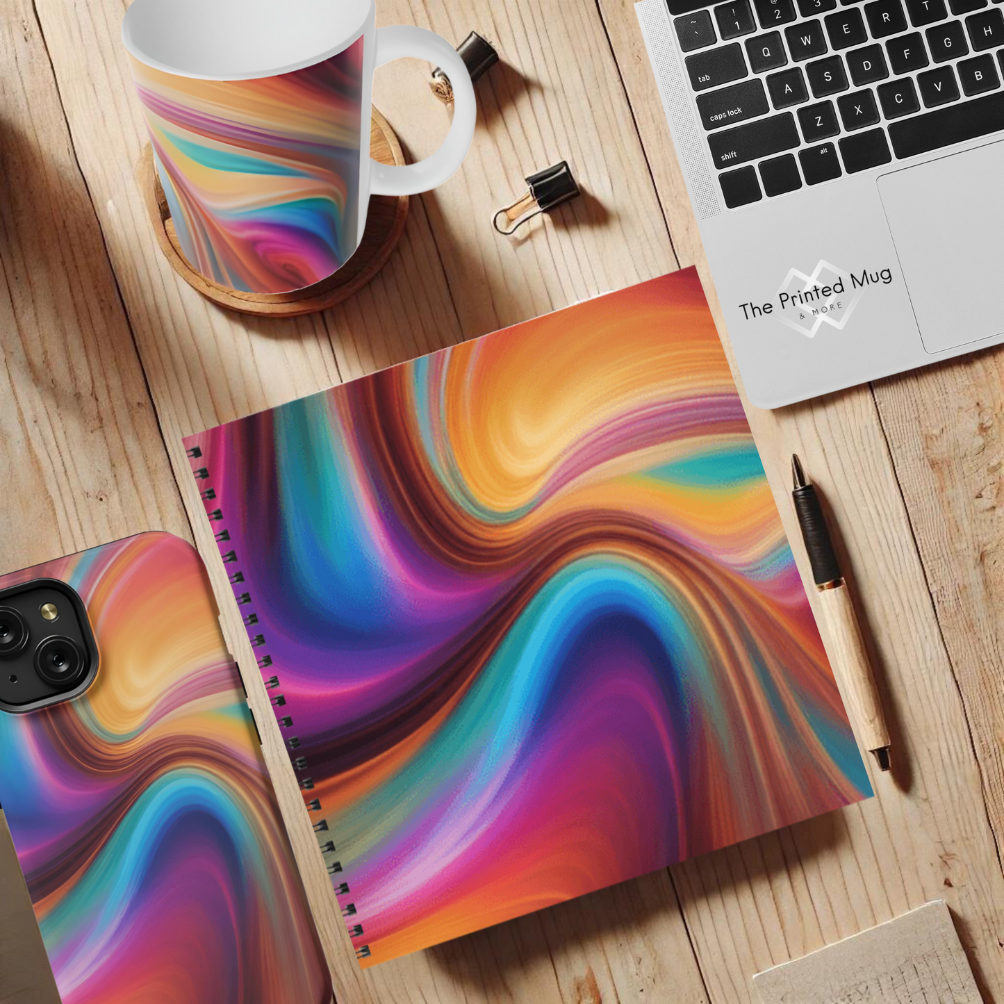 Color Surge 8.5"x8.5" Hardcover Notebook