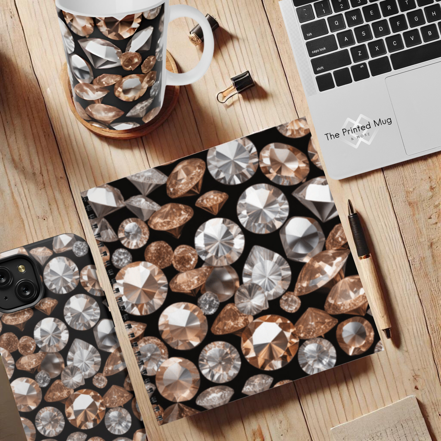 Crystal Harmony 8.5"x8.5" Hardcover Notebook