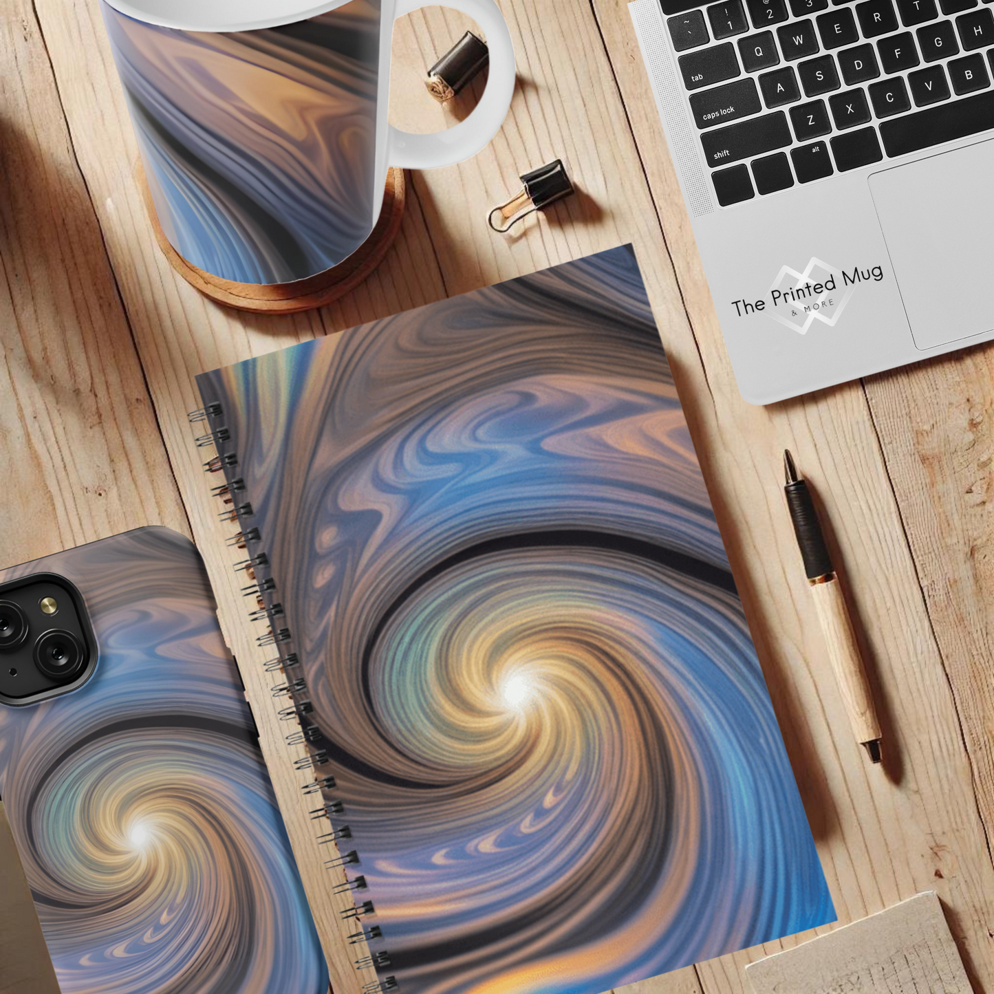 Galactic Glow 5.5”x8.5" Hardcover Notebook
