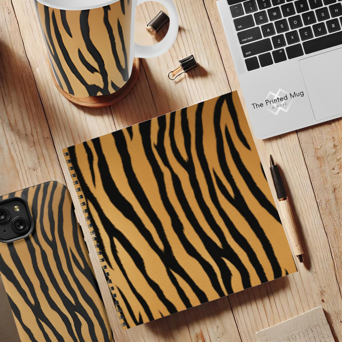 Golden Safari 8.5”x8.5” Hardcover Notebook