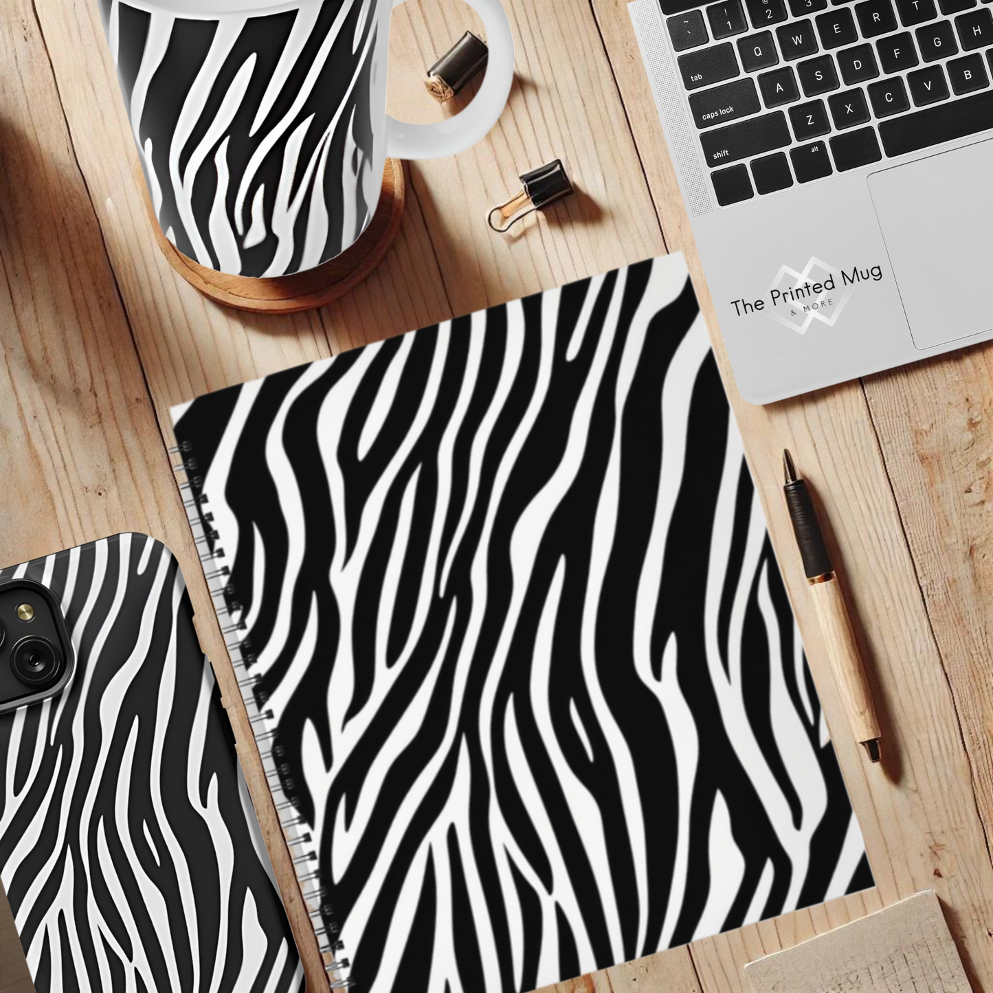 Zebra Zen 8.5”x11” Hardcover Notebook