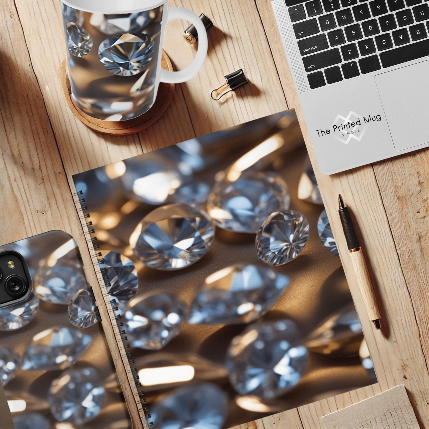 Diamond Dream 8.5"x11" Hardcover Notebook