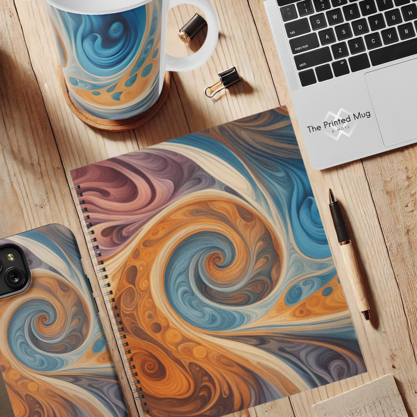 Aurora Dream 8.5"x11" Hardcover Notebook