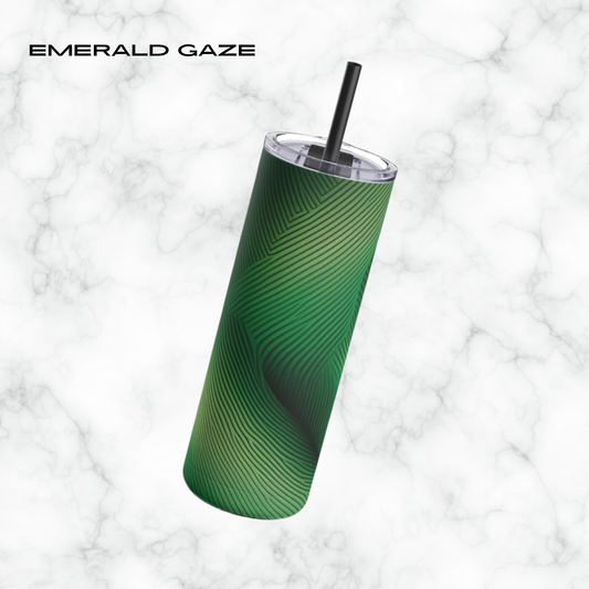 Emerald Gaze 20oz Skinny Tumbler - With Straw