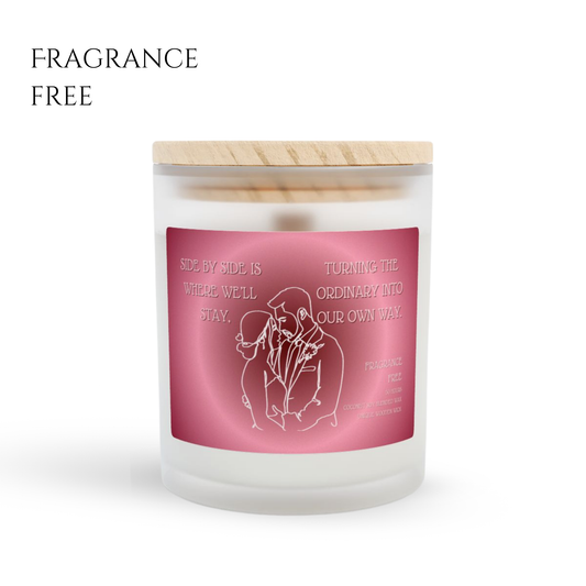 11oz Fragrance Free Candle – Side By Side