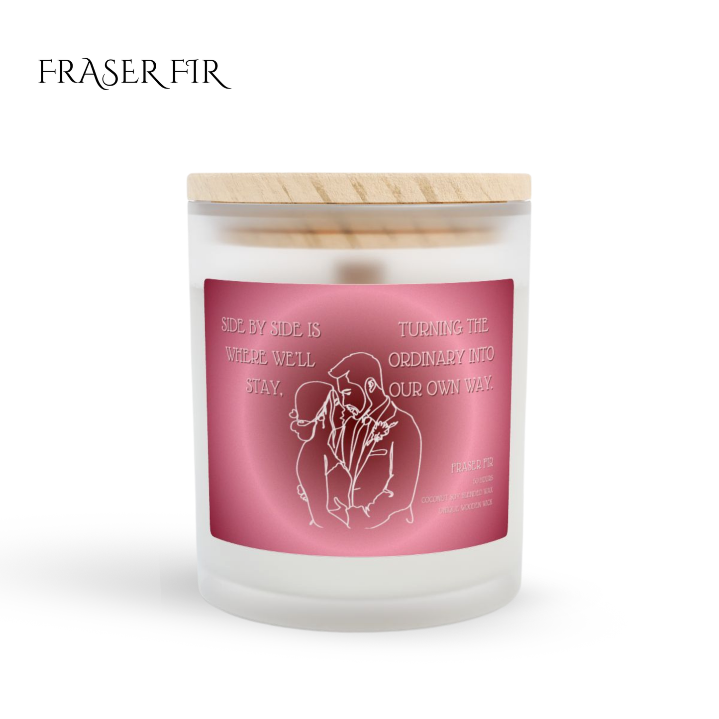 11oz Fraser Fir Candle – Side By Side