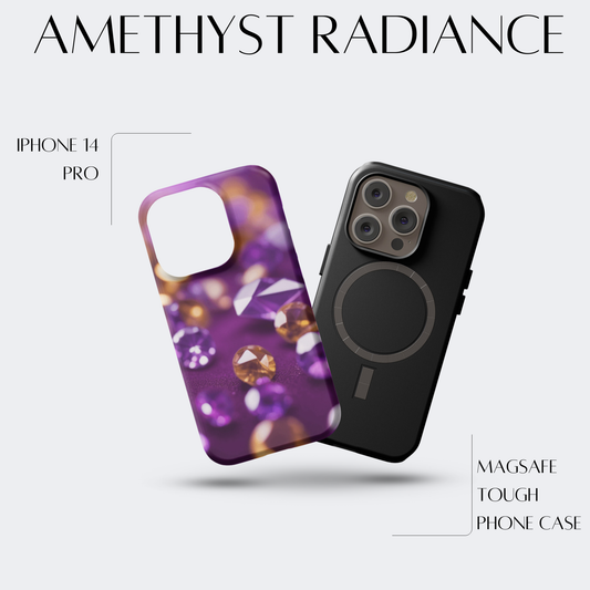 Amethyst Radiance - iPh 14 Pro MagSafe Tough Matte Finish