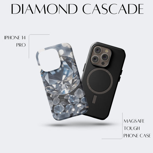 Diamond Cascade - iPh 14 Pro MagSafe Tough Matte Finish