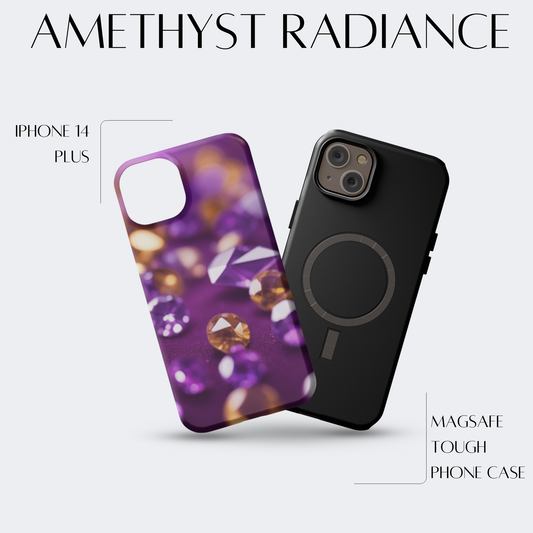 Amethyst Radiance - iPh 14 Plus MagSafe Tough Matte Finish