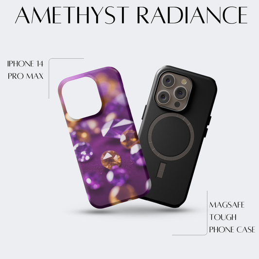 Amethyst Radiance - iPh 14 Pro Max MagSafe Tough Matte Finish