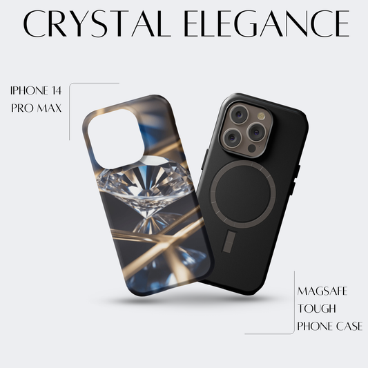 Crystal Elegance - iPh 14 Pro Max MagSafe Tough Matte Finish