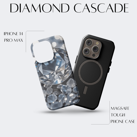 Diamond Cascade - iPh 14 Pro Max MagSafe Tough Matte Finish