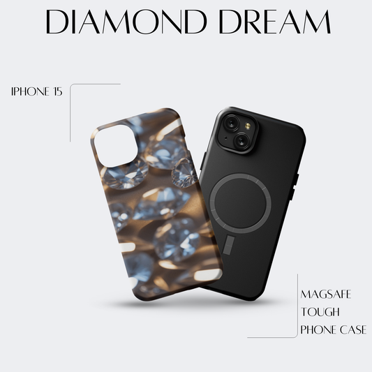 Diamond Dream - iPh 15 MagSafe Tough Matte Finish